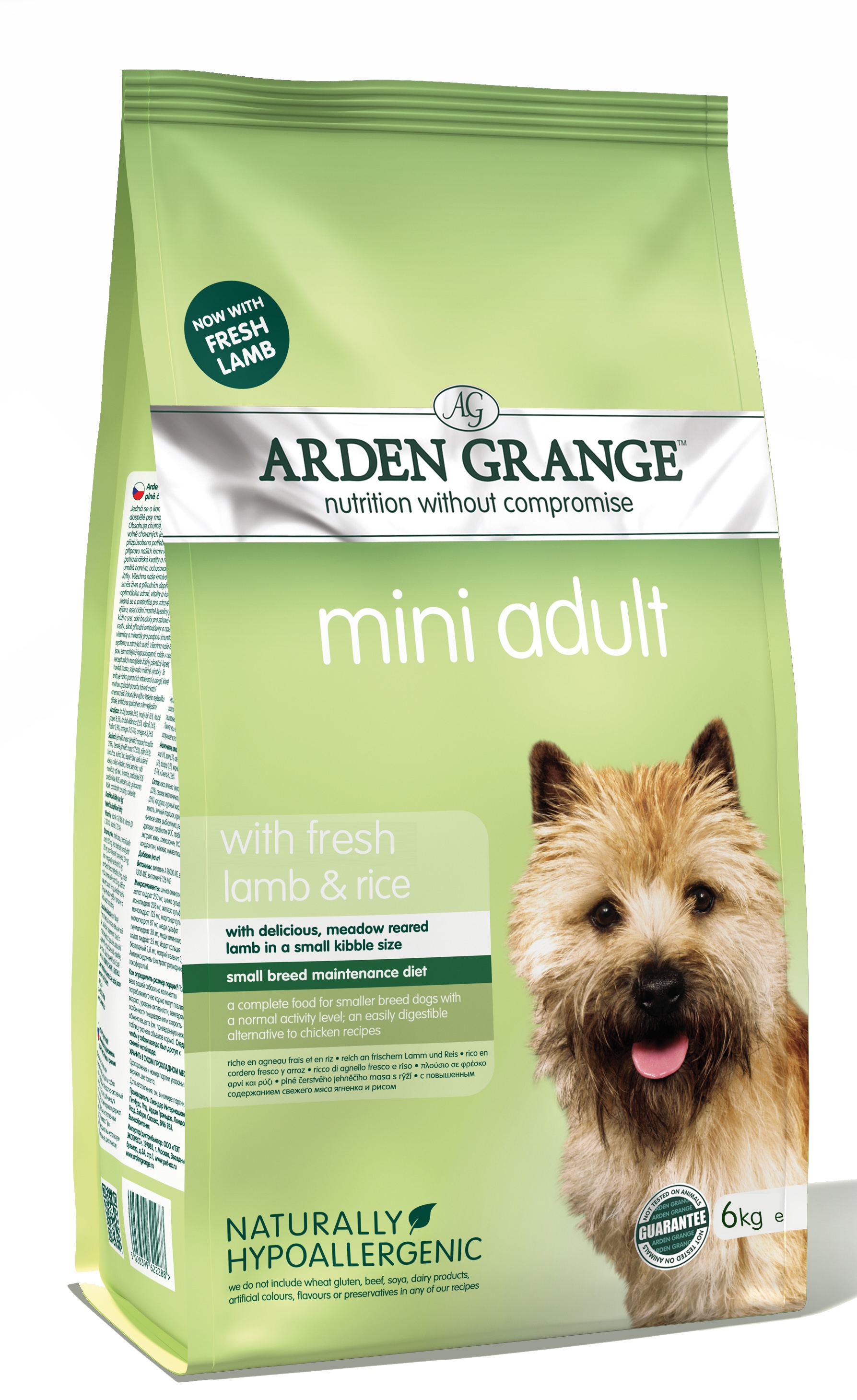 Arden Grange Mini Adult with fresh Lamb & Rice 6 kg
