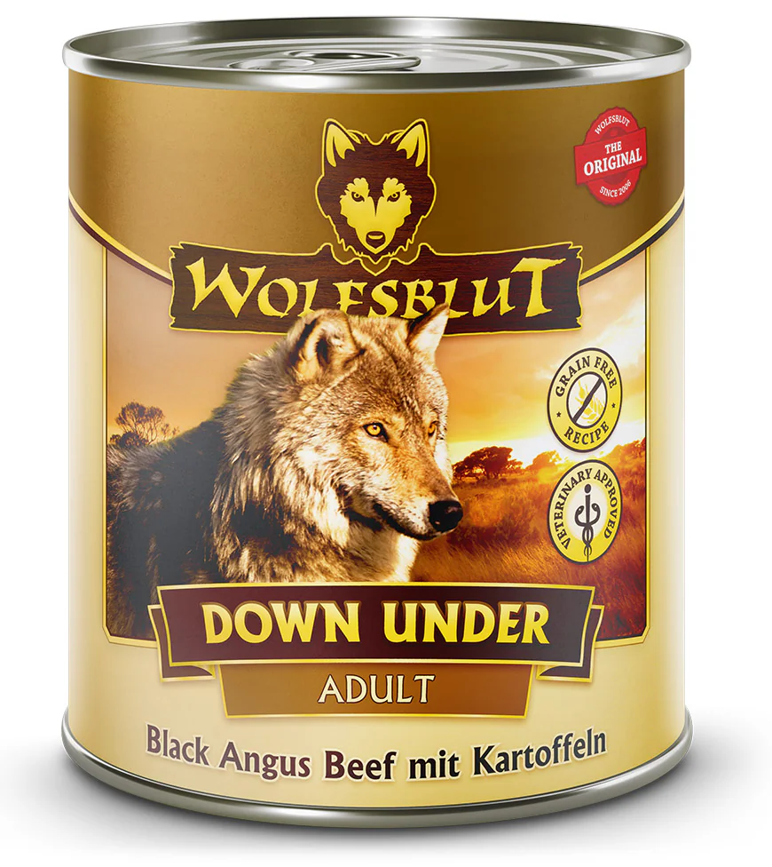 Wolfsblut konz. Down Under Adult 800g - hovězí s bramborem
