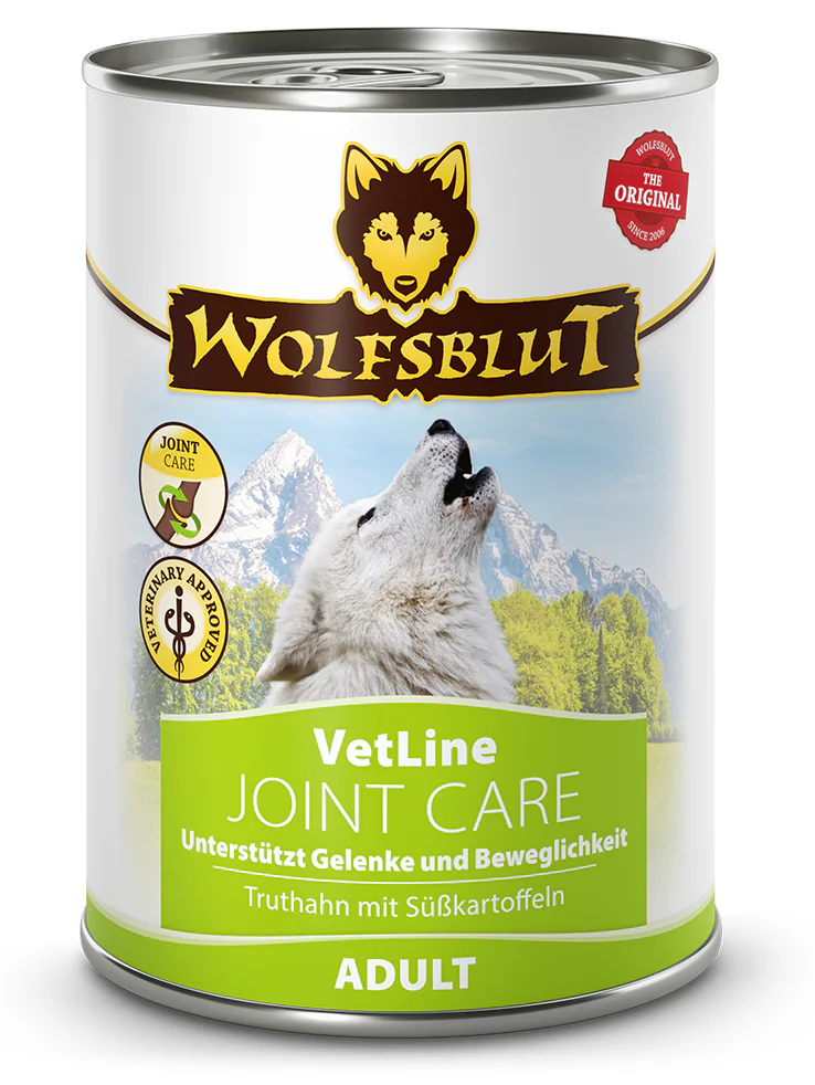 Wolfsblut VetLine konz. Joint Care 395g - krůta s batáty