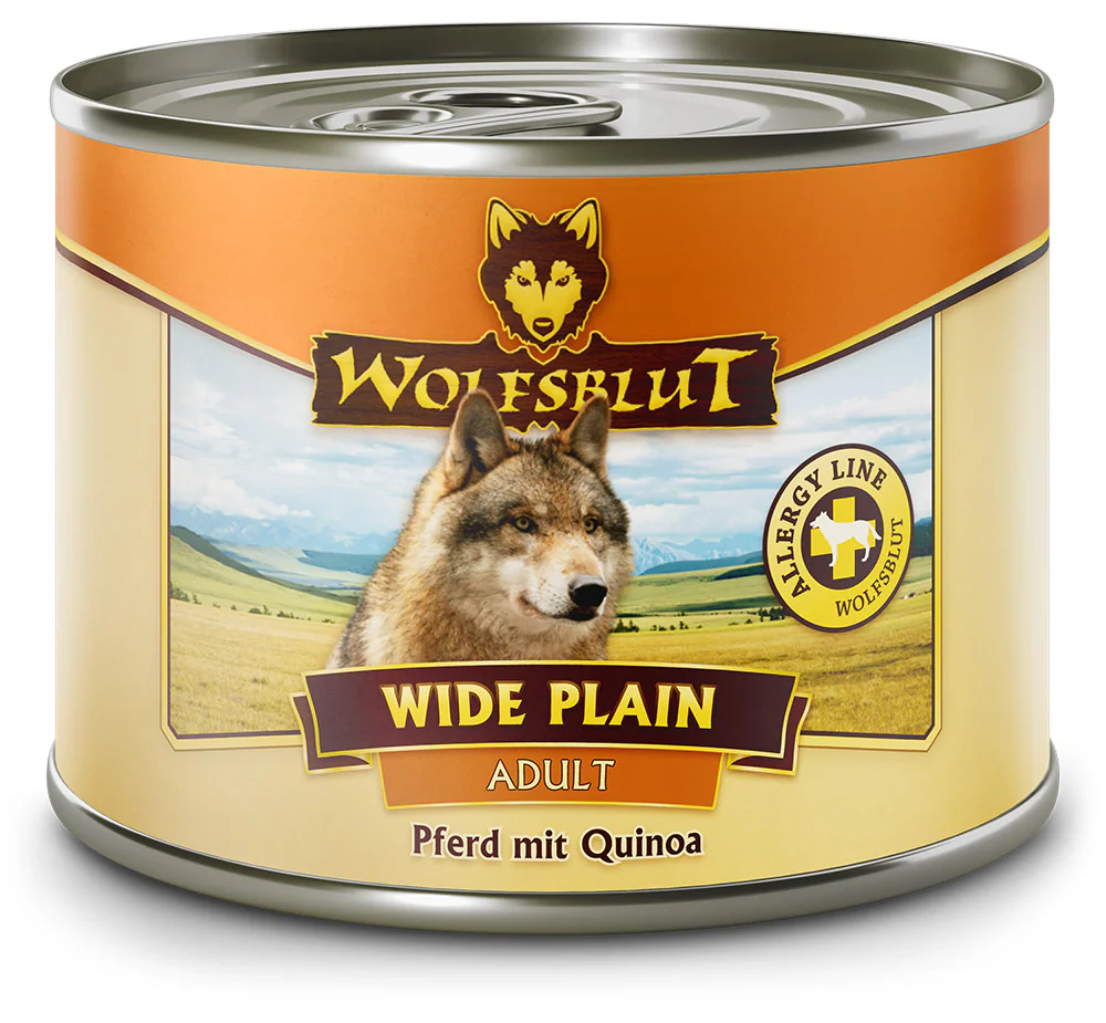 Wolfsblut konz. Wide Plain Quinoa Adult 200g - kůň a quinoa