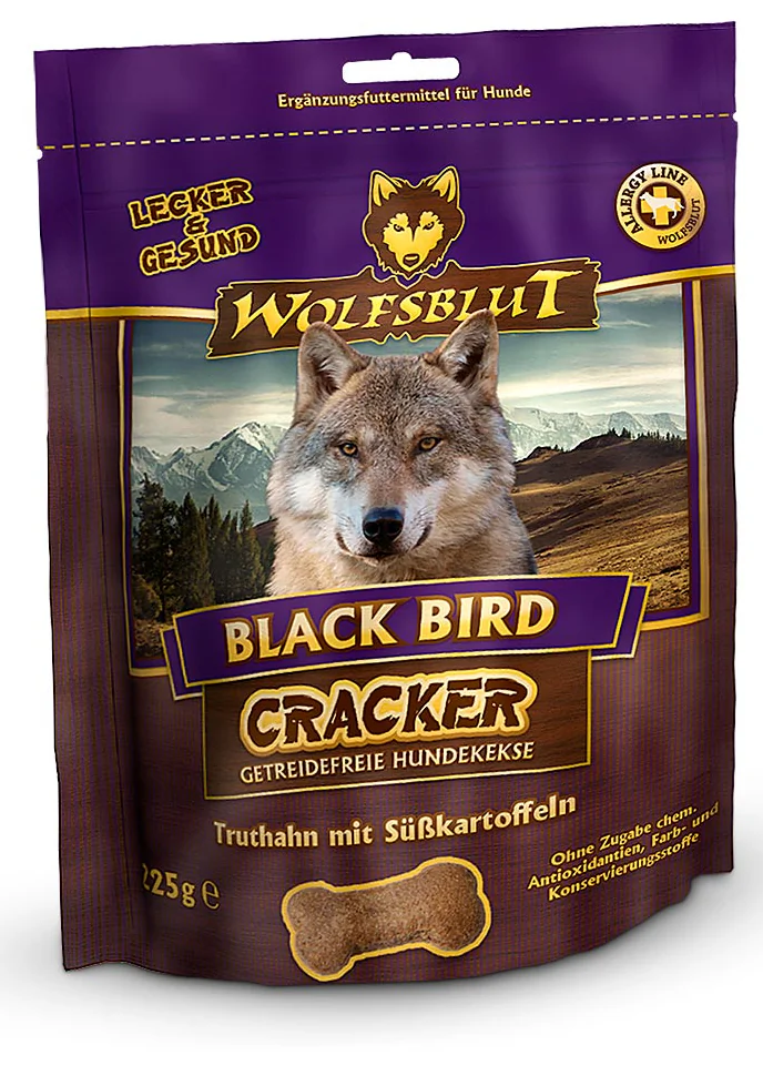 Wolfsblut Cracker Black Bird 225g - krůta