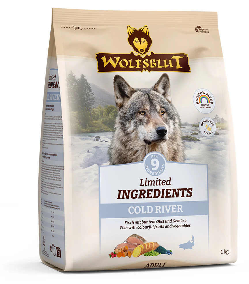 Wolfsblut Limited Ingredients Cold River adult 1kg - pstruh s batáty