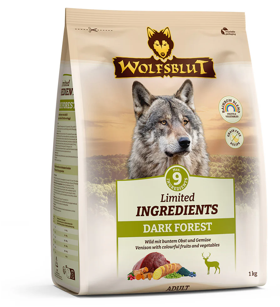 Wolfsblut Limited Ingredients Dark Forest Adult 1kg - zvěřina s batáty