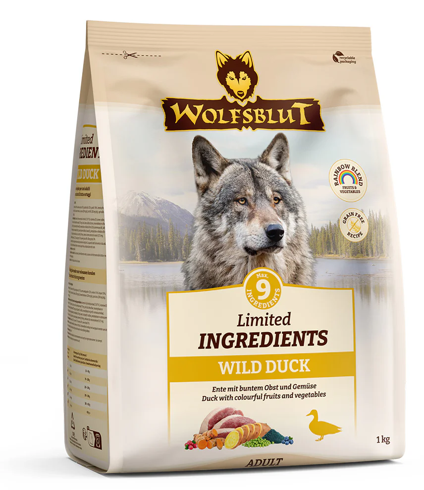 Wolfsblut Limited Ingredients Wild Duck Adult 1kg - kachna s batáty