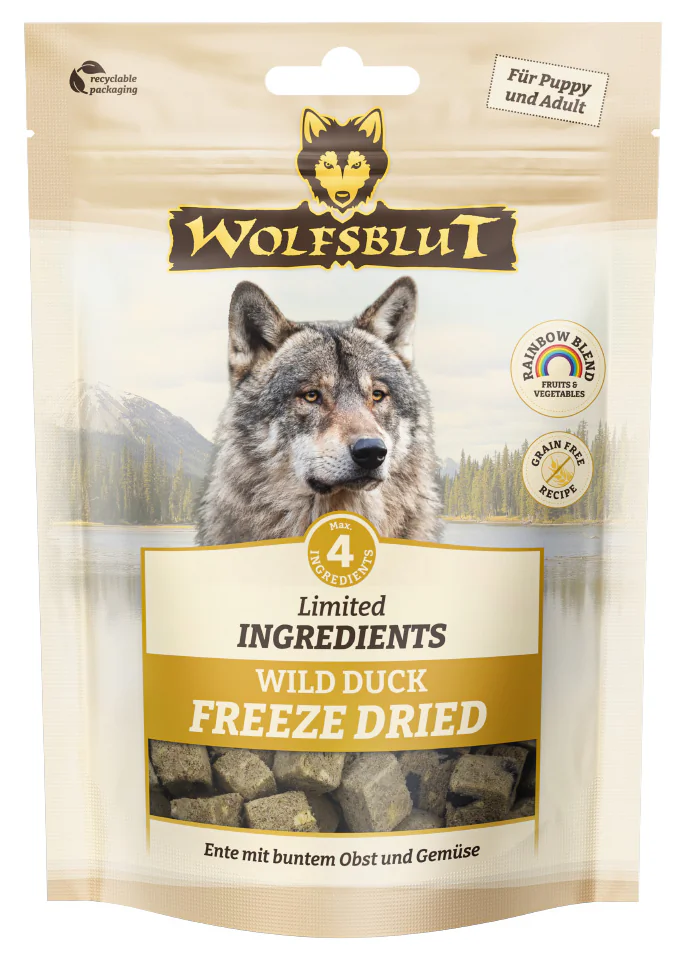 Wolfsblut Dog Freeze Dried Lim.Ingred. Wild Duck 40g