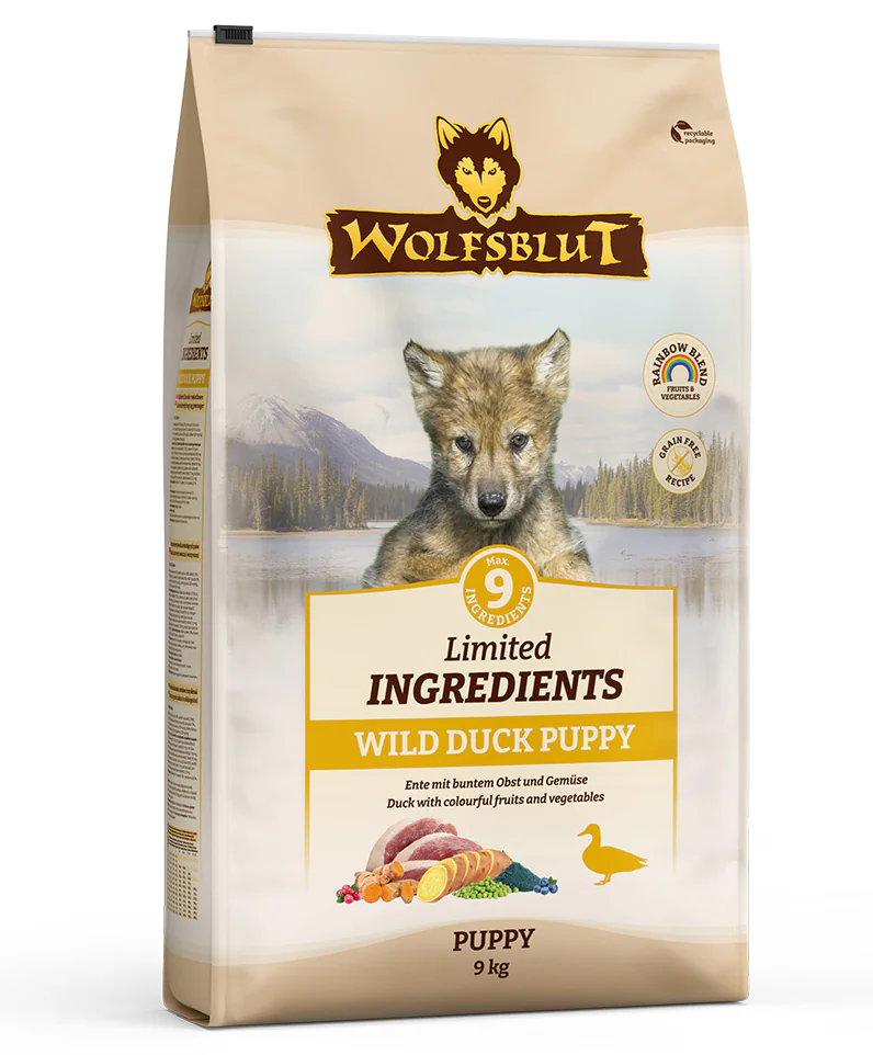 Wolfsblut Limited Ingredients Wild Duck Puppy 9kg - kachna s batáty