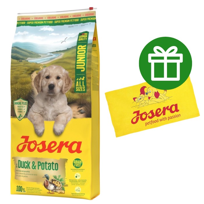 Josera Dog All Sizes Junior with Duck & Potato 12,5kg