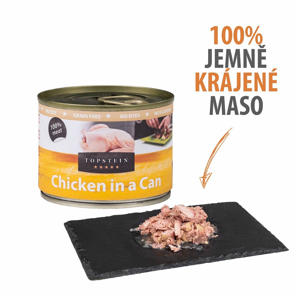 Topstein Kuře v plechu 400 g