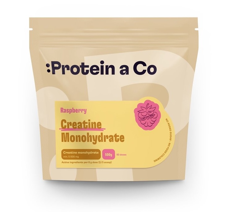 Protein a Co Protein&Co Creatine monohydrate 500 g - malina