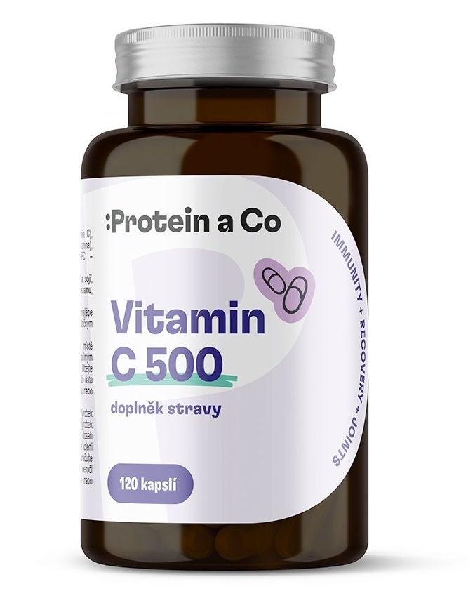 Protein a Co Protein&Co Vitamin C 500 – 120 kapslí
