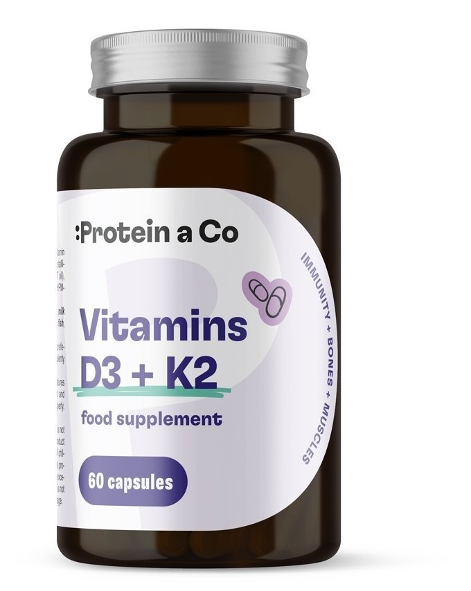 Protein a Co Protein&Co Vitamin D3 + K2 (60 kapslí)