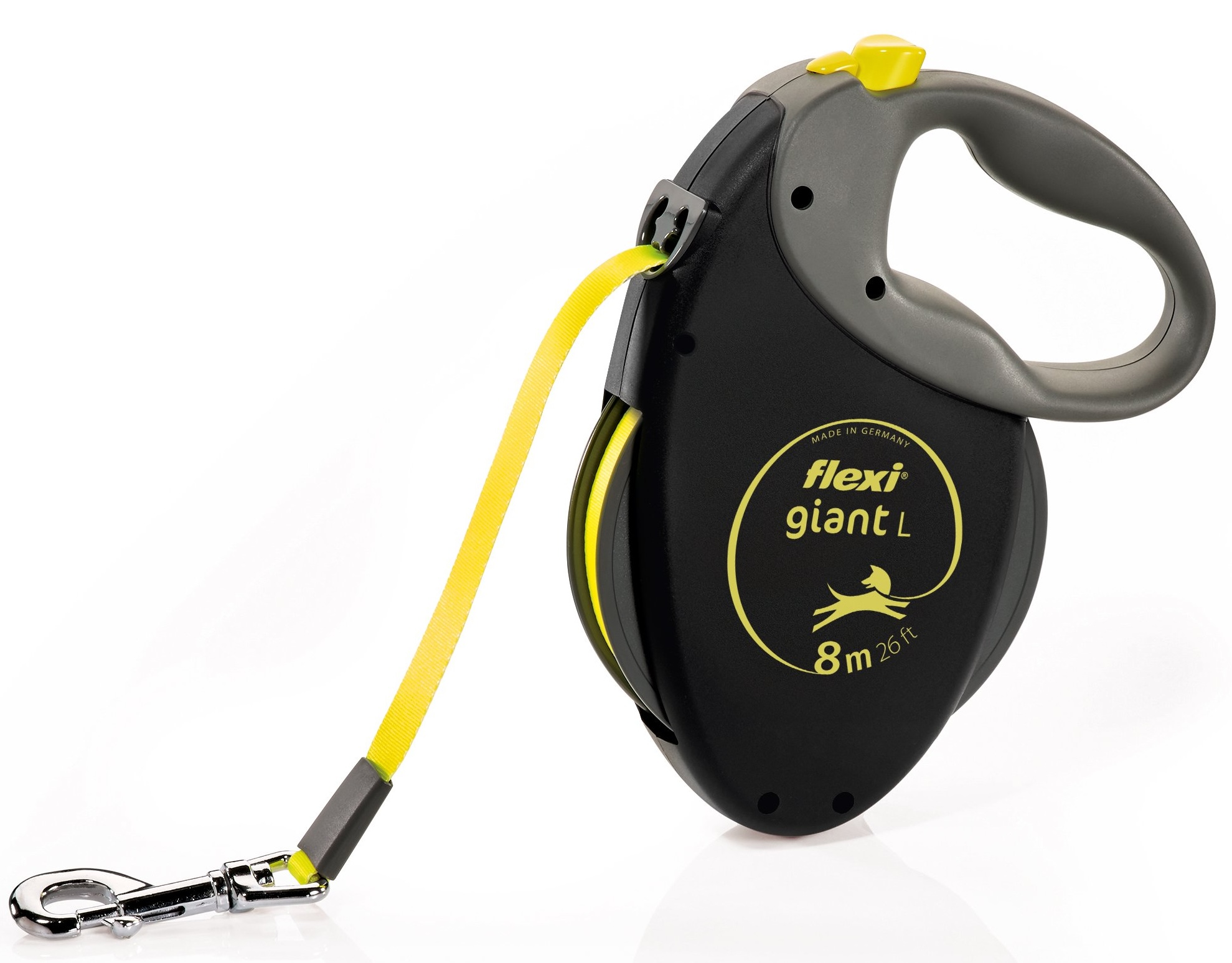 Flexi Vodítko FLEXI Giant L 8m/50kg Pásek neon