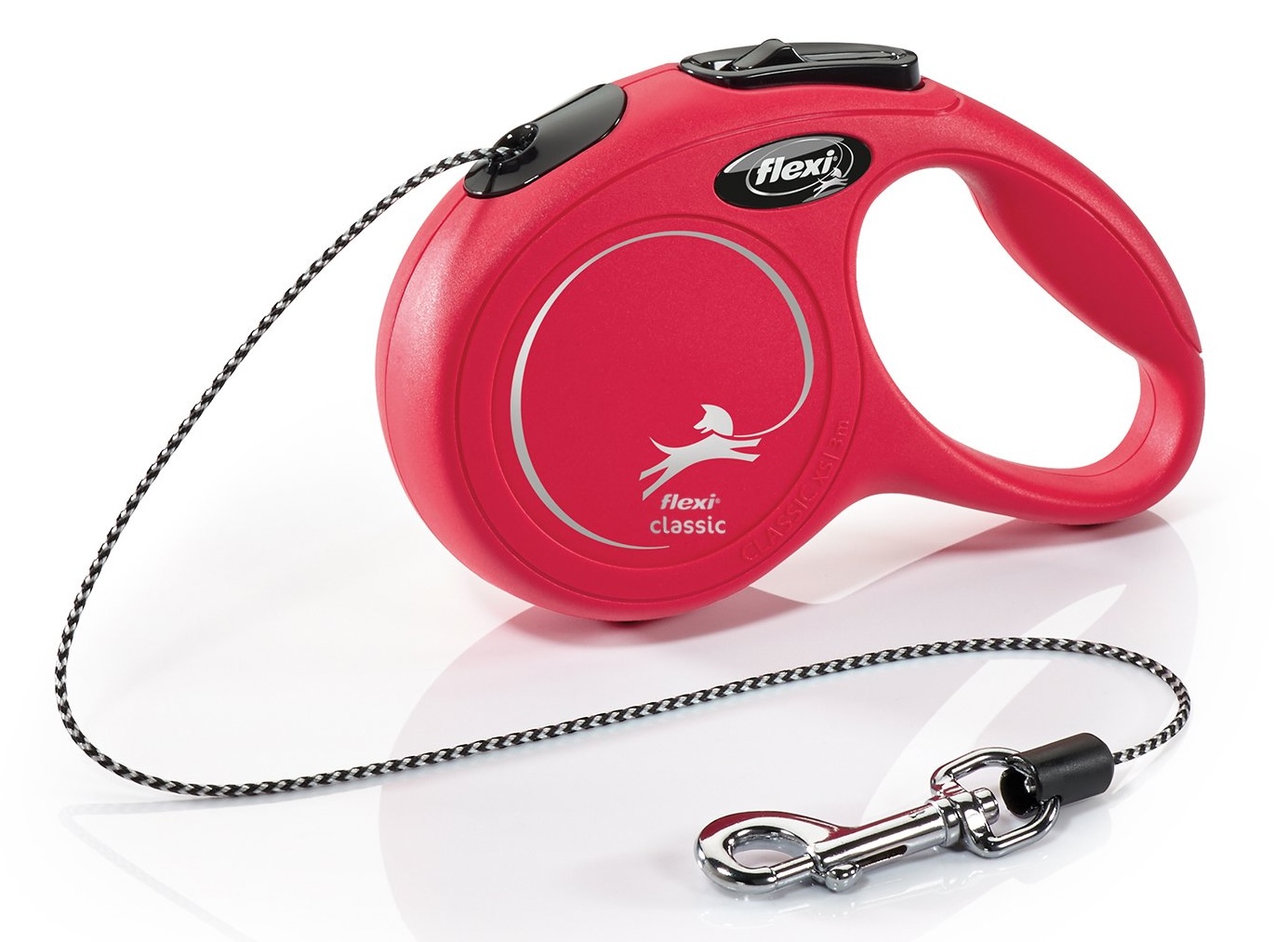 Flexi Vodítko FLEXI Classic NEW M lanko 8m/20kg červená