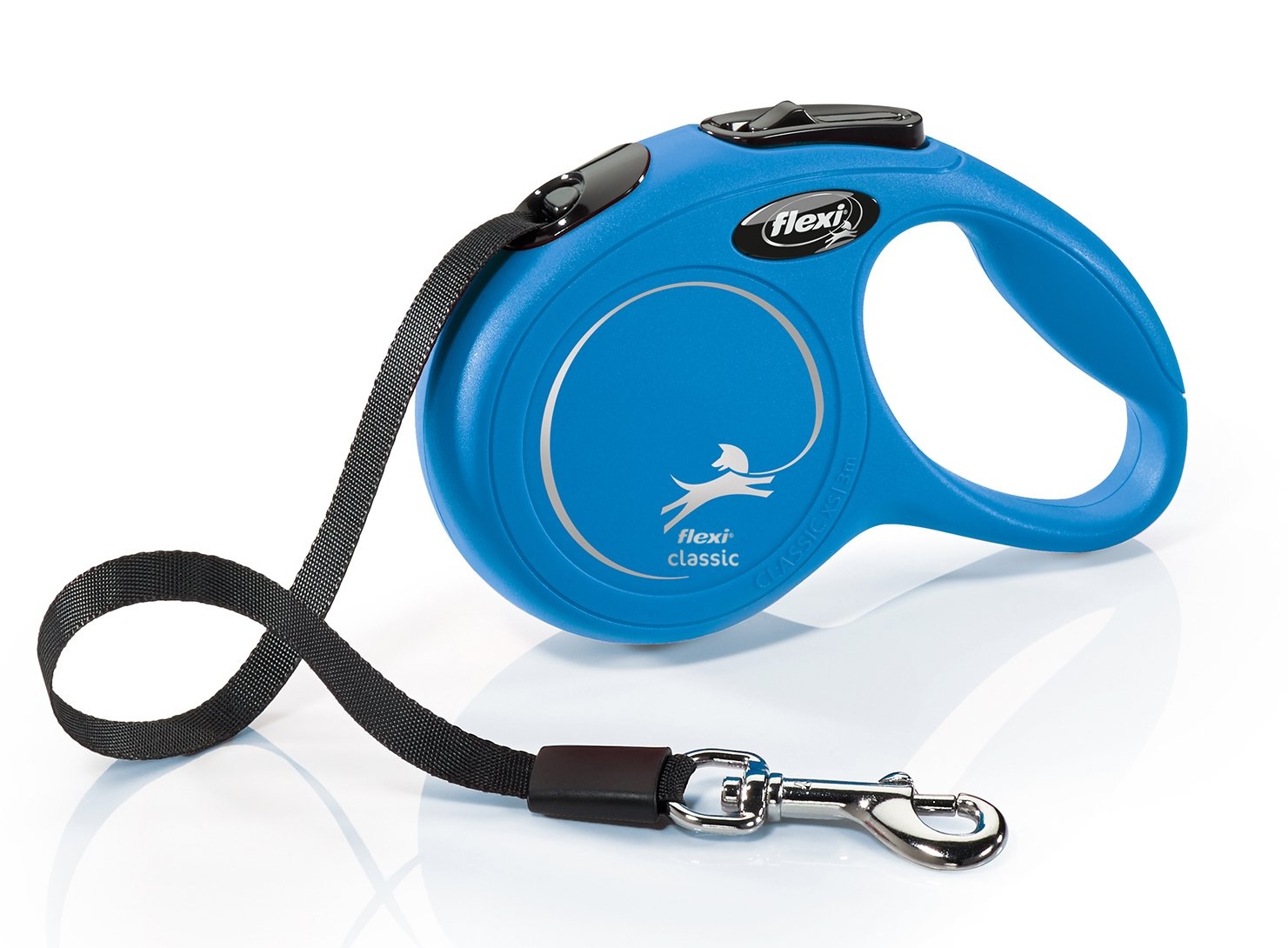 Flexi Vodítko FLEXI Classic NEW XS pásek 3m/12kg modrá
