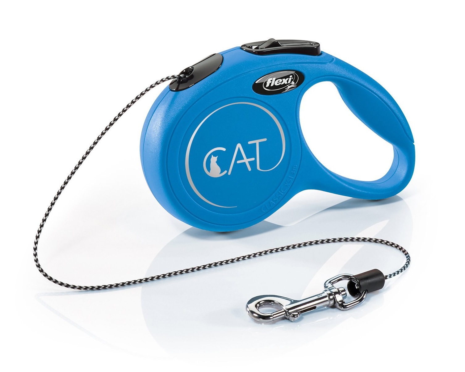 Flexi Vodítko Cat XS lanko 3m modré