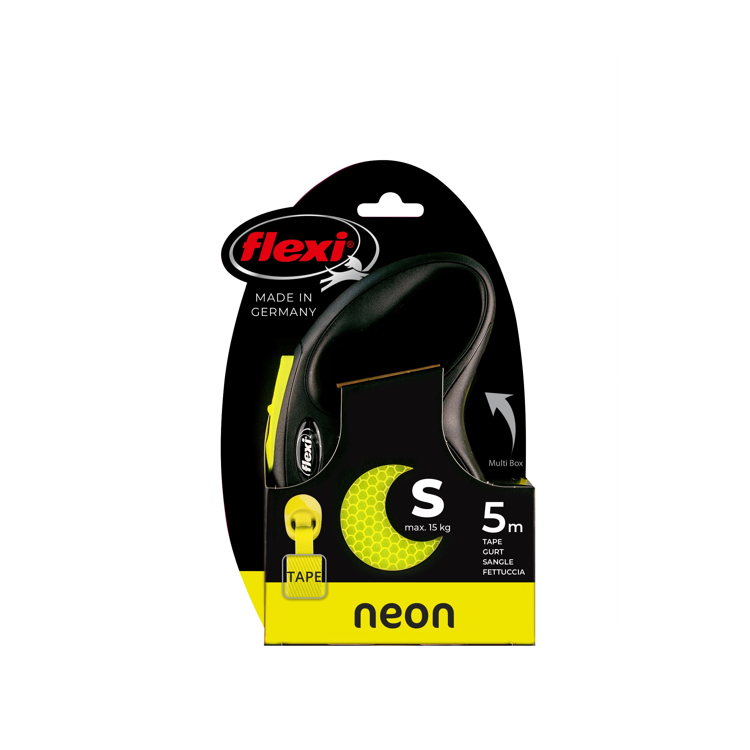 Vodítko Flexi NEON S 5m pásek