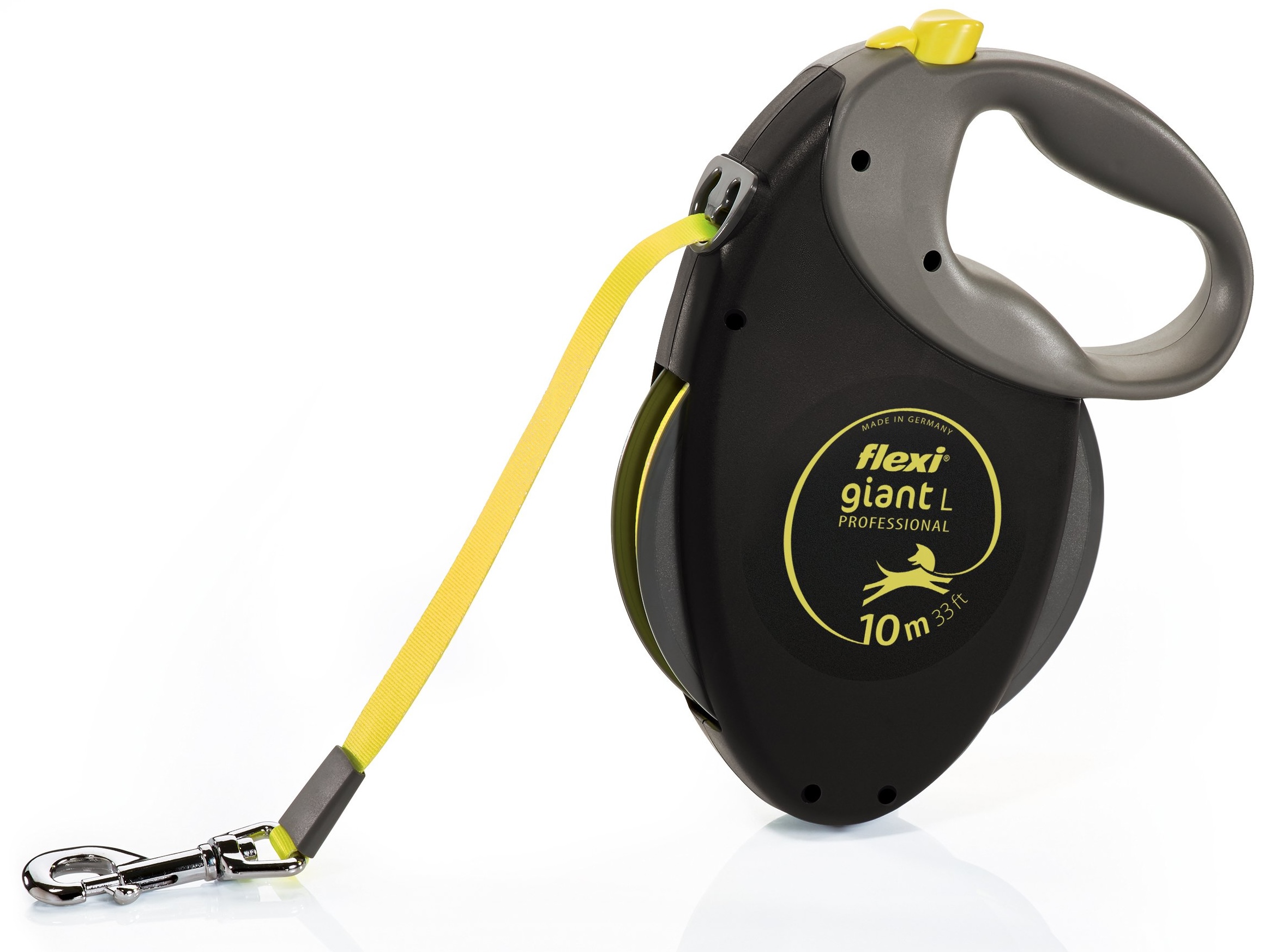 Flexi Vodítko FLEXI Giant Professional L 10m/50kg Pásek neon
