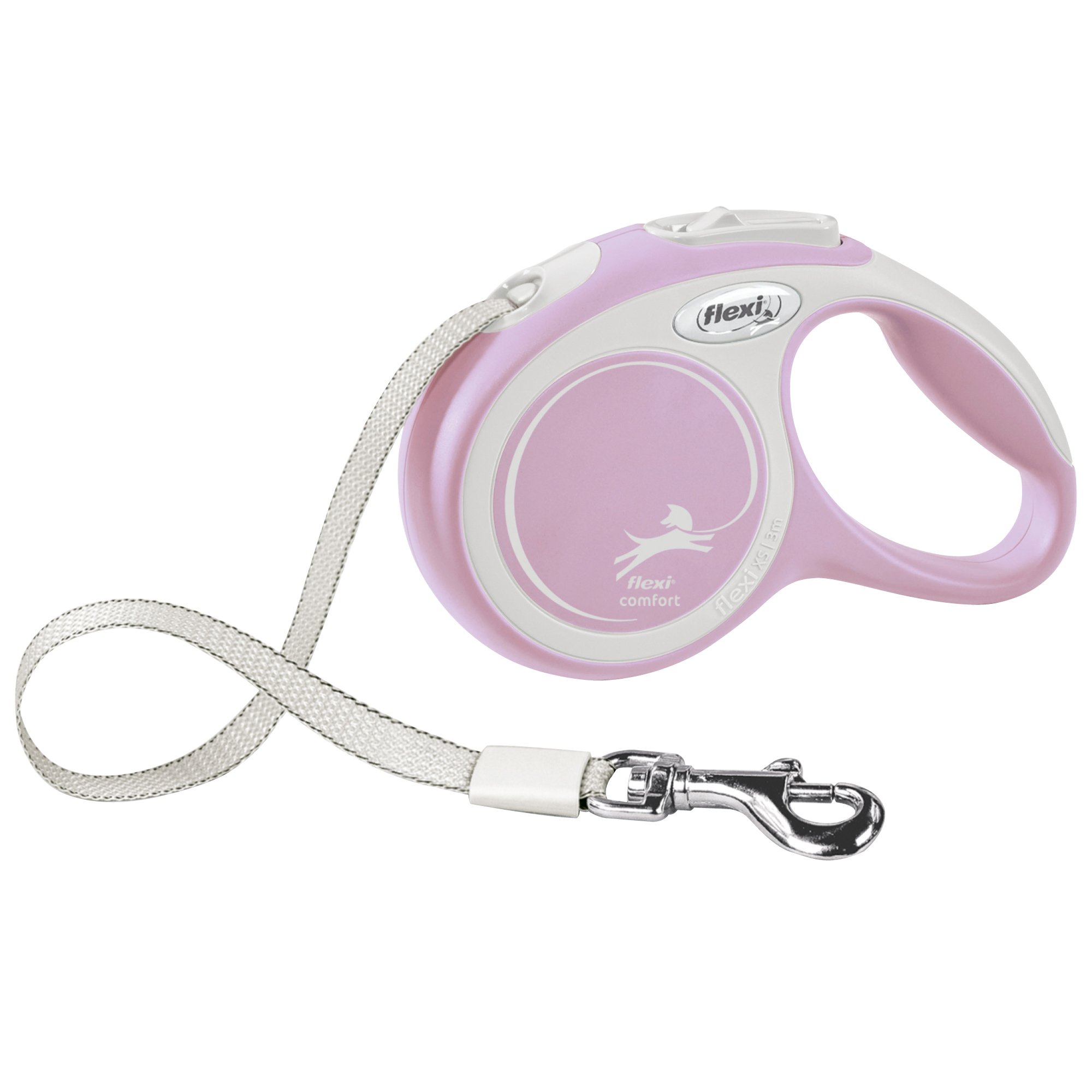 Flexi Vodítko FLEXI Comfort XS pásek 3m/12kg růžová NEW