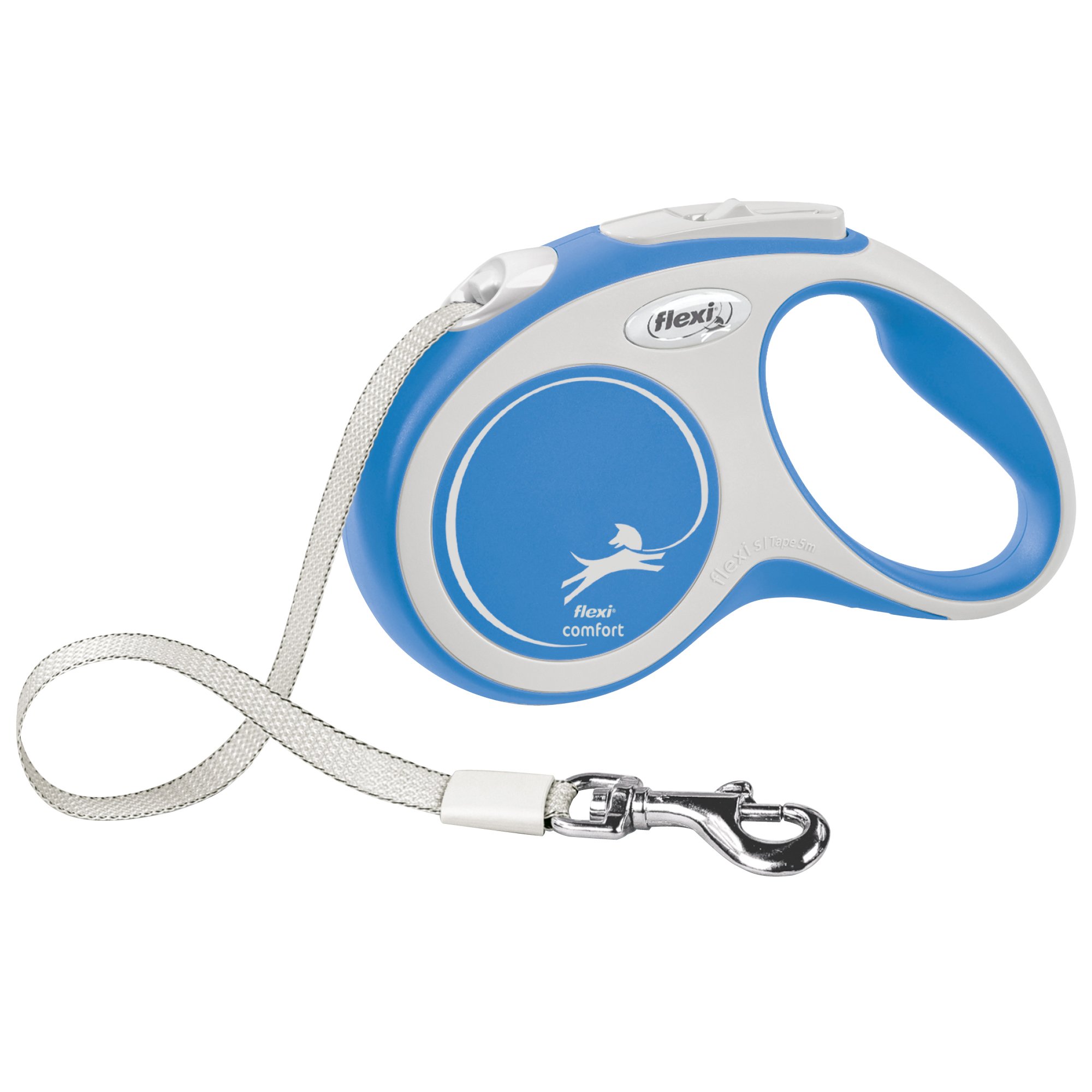 Flexi Vodítko FLEXI Comfort S pásek 5m/15kg modrá NEW