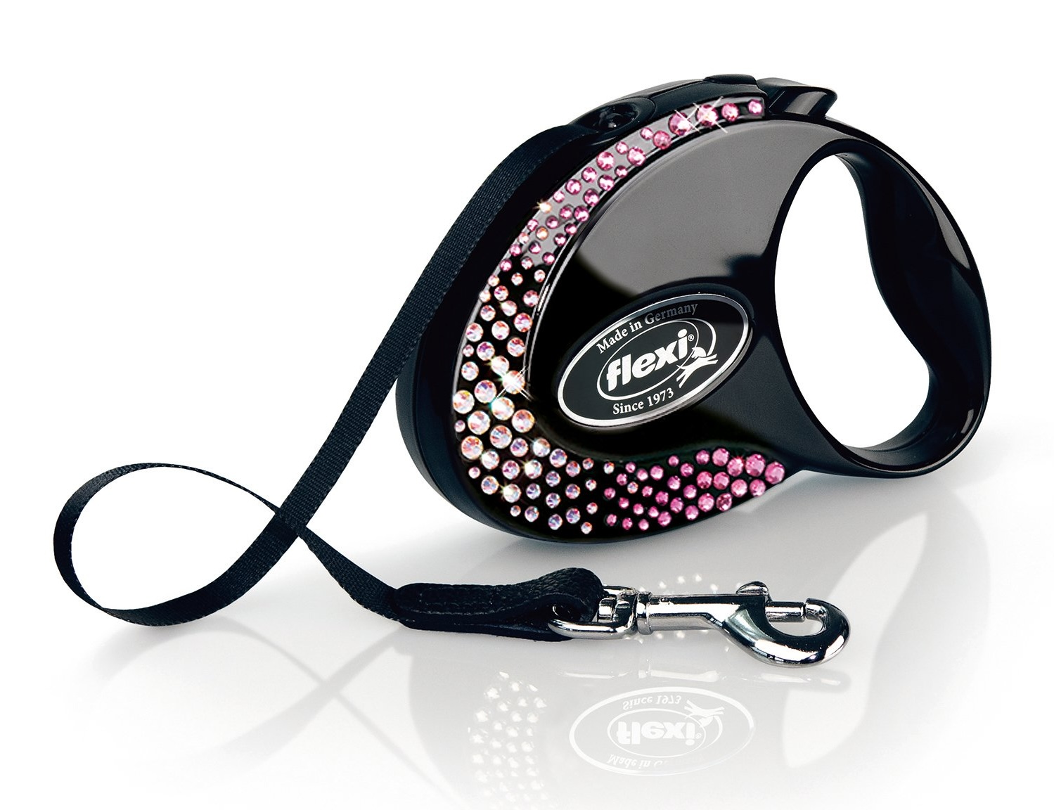 Flexi Vodítko Glam Composition S pásek 3m Onyx Black