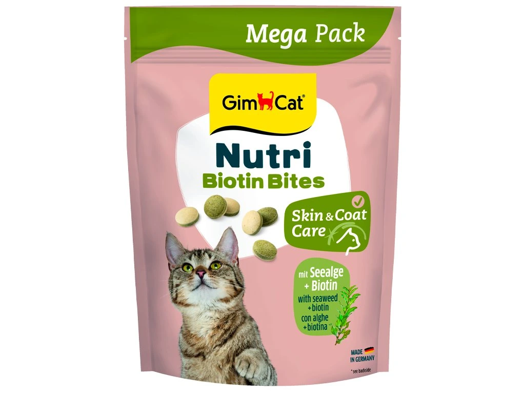 GimCat Nutri Biotin Bites tablety s mořskými řasami 425 g
