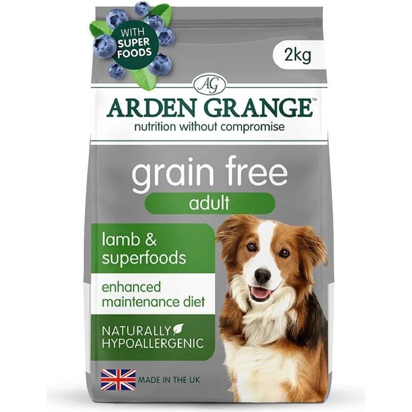 Arden Grange GF Dog Adult Lamb&Superfoods 2kg