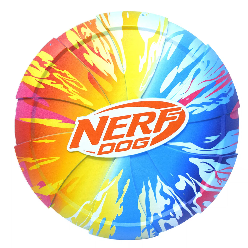 NERF DOG Hračka pro psy disk s barevným úchopem 24 cm