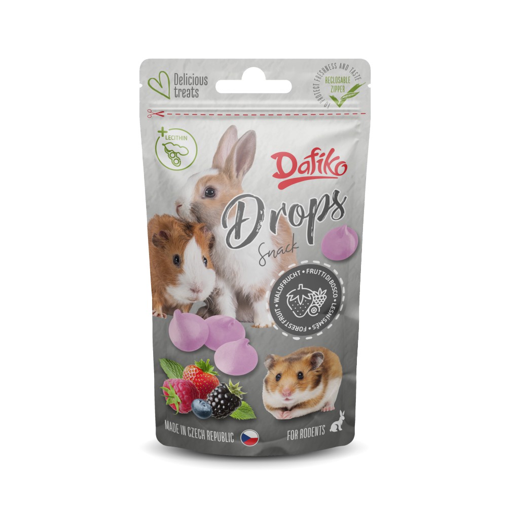 Drops lesní směs - pochoutka pro hlodavce, 75g