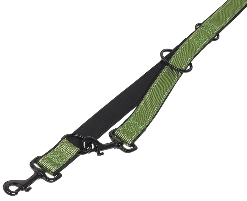 Nobby Classic Reflect Soft vodítko neoprén 200cm / 15-20mm zelená