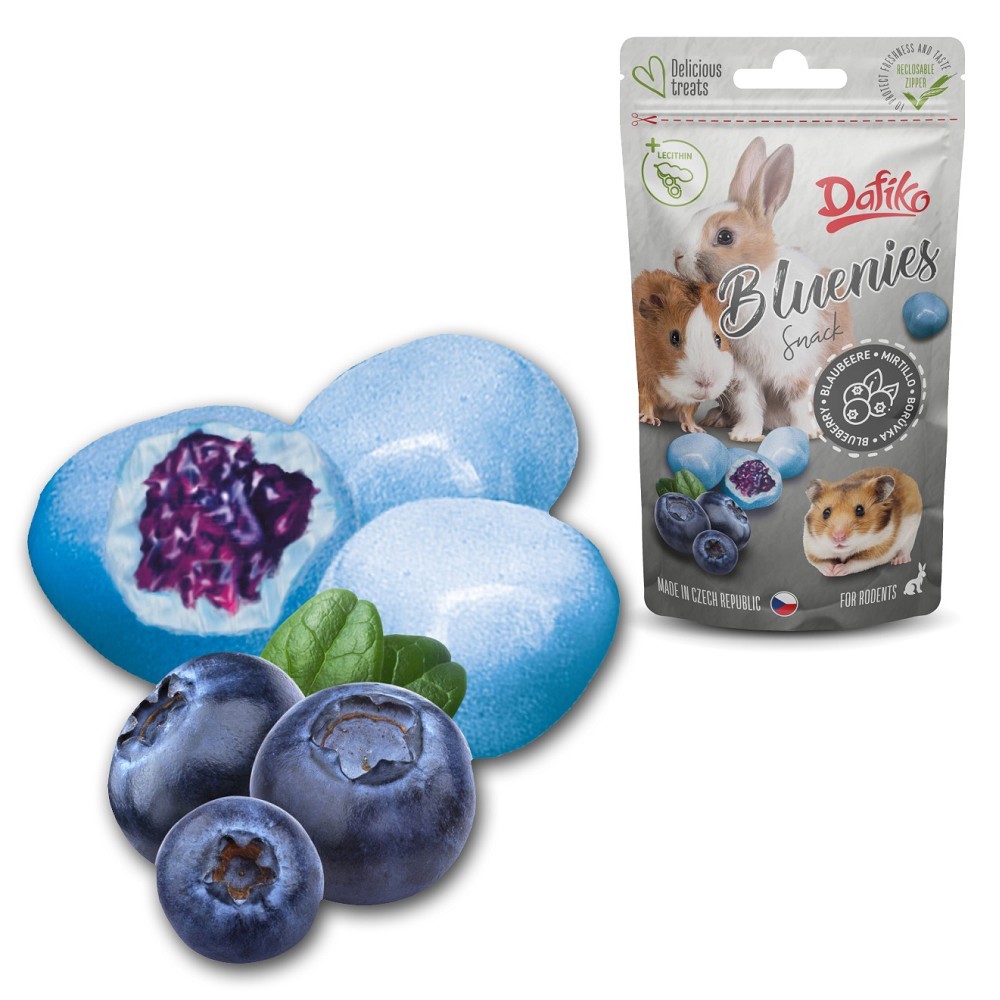 Dafiko Bluenies pamlsek pro hlodavce 50g