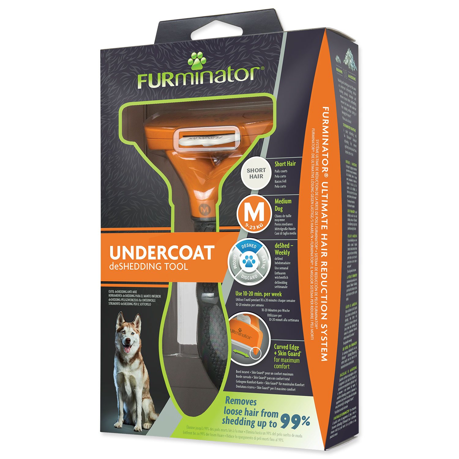 FURminator hrablo M Short Hair pro psy 1ks New