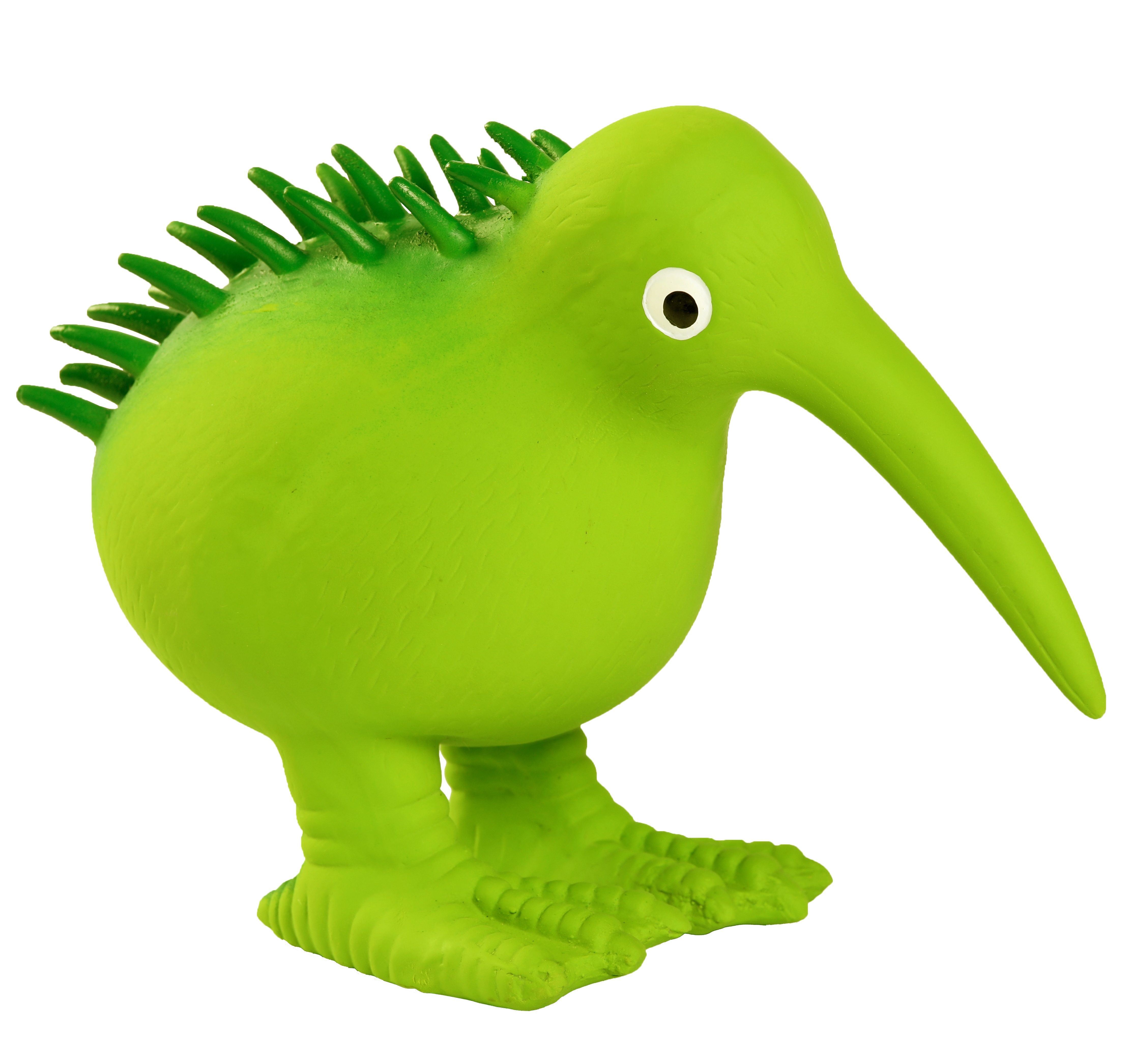 Kiwi Walker Hračka pes WHISTLE latex, pískací,zelená 13,5cm Kiwi