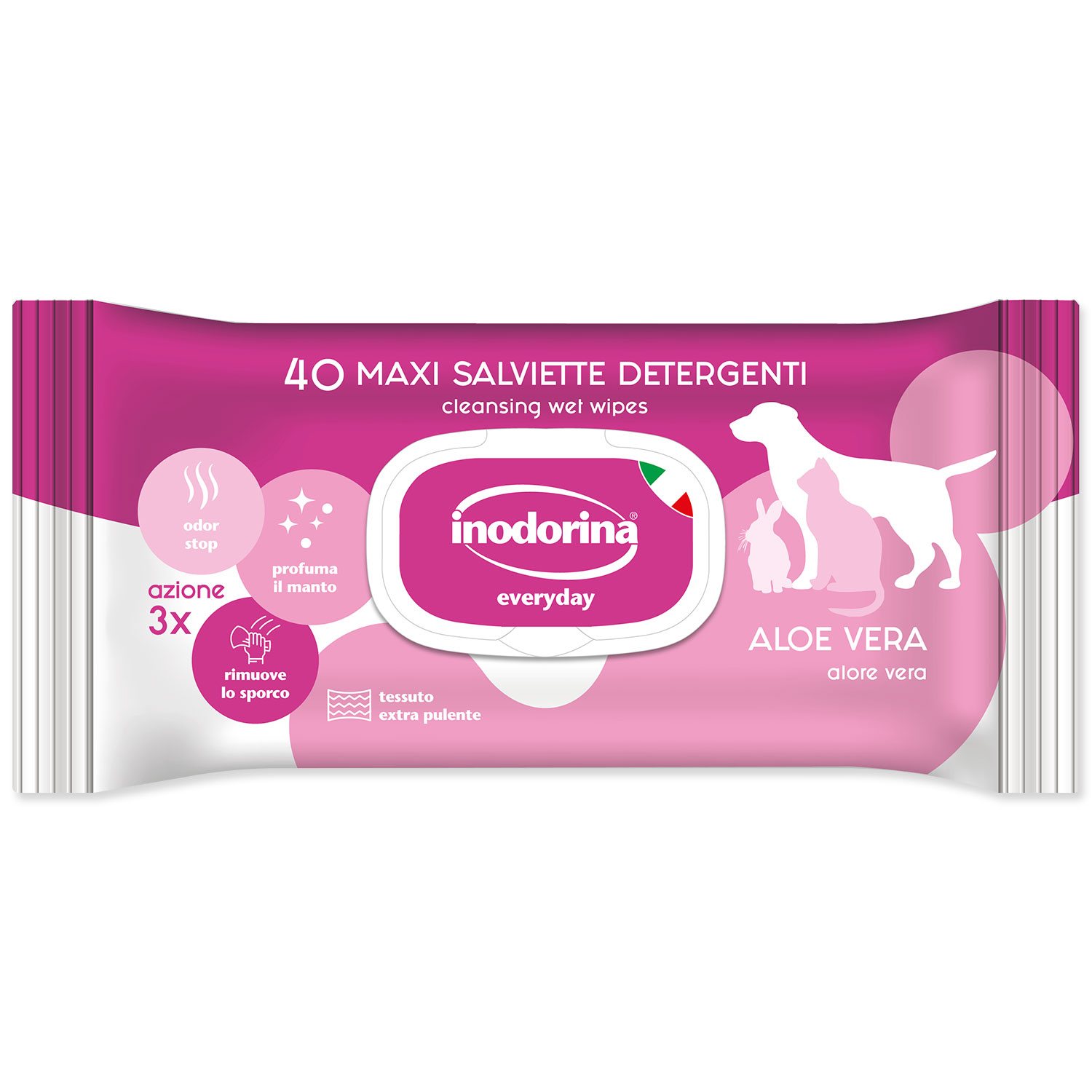 Ubrousky INODORINA Aloe Vera 40ks