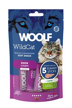 WOOLF Snack WOOLF WildCat Cream Functional Duck 5x14g