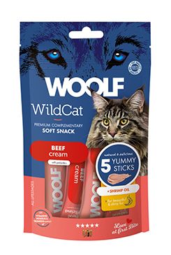 WOOLF Snack WOOLF WildCat Cream Functional Beef 5x14g