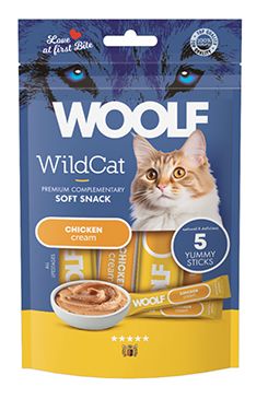 WOOLF Snack WOOLF WildCat Cream Regular Chicken 5x14g