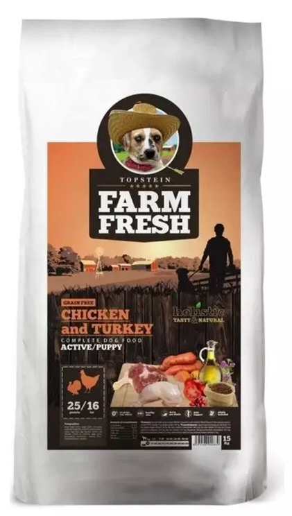 Farm Fresh Chicken and Turkey Active/Puppy Grain Free 1,8 kg