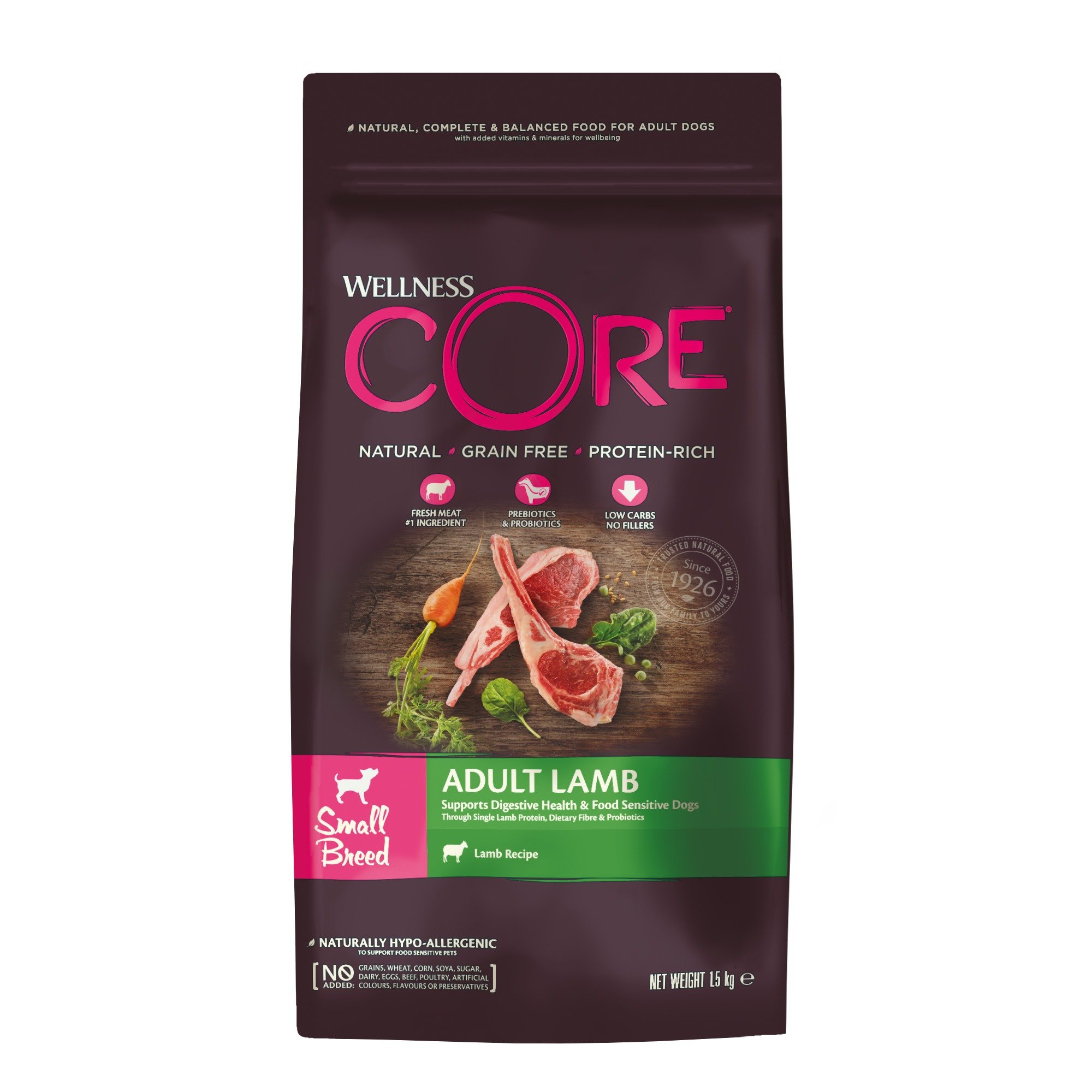 Wellness CORE Small Breed Lamb 1.5kg