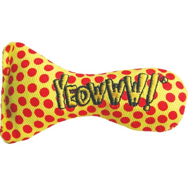 Rosewood Hračka cat Yeowww ryba s catnipem RW tečky 7,5cm