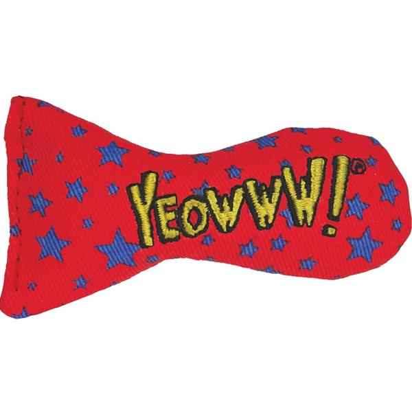 Rosewood Hračka cat Yeowww ryba s catnipem RW hvězdy 7,5cm