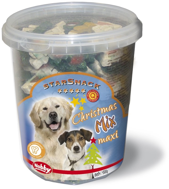 NOBBY StarSnack vánoční pamlsky Christmas Mix Maxi 500 g