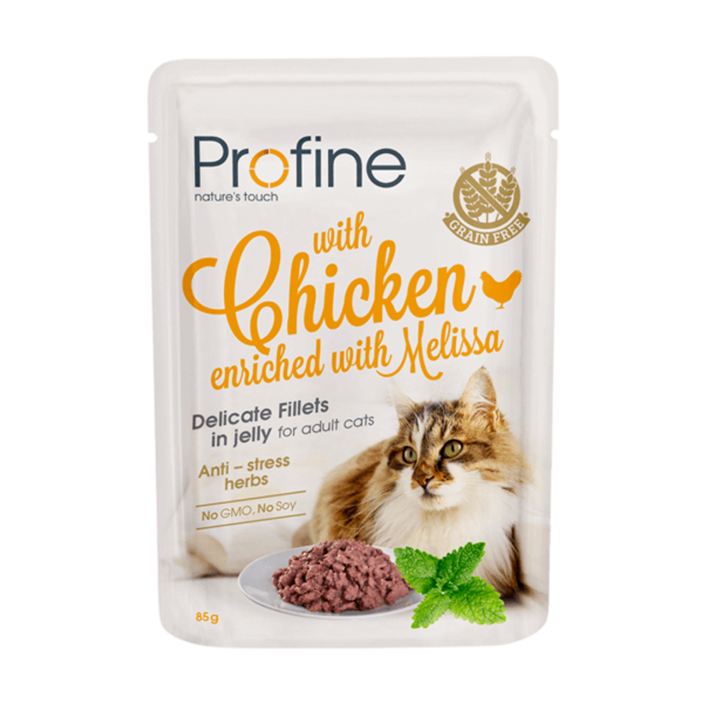 Profine Cat Adult kapsička filety v želé s kuřecím 85g