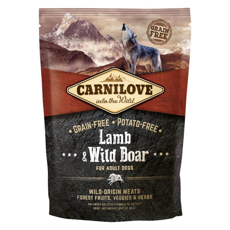 Carnilove Lamb & Wild Boar for adult 1,5kg