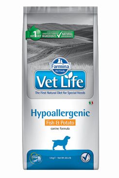 Farmina Vet Life Vet Life Natural DOG Hypo Fish & Potato 12kg