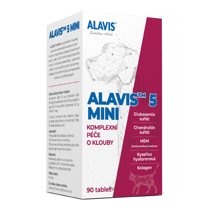 Alavis 5 MINI pro psy a kočky 60tbl