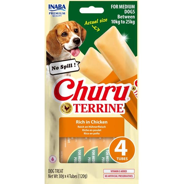 Inaba Churu Terrine Medium Dog kuře 4x30g