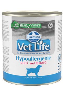 Farmina Vet Life Vet Life Natural Dog konzerva Hypoaller Duck&Potato 300g