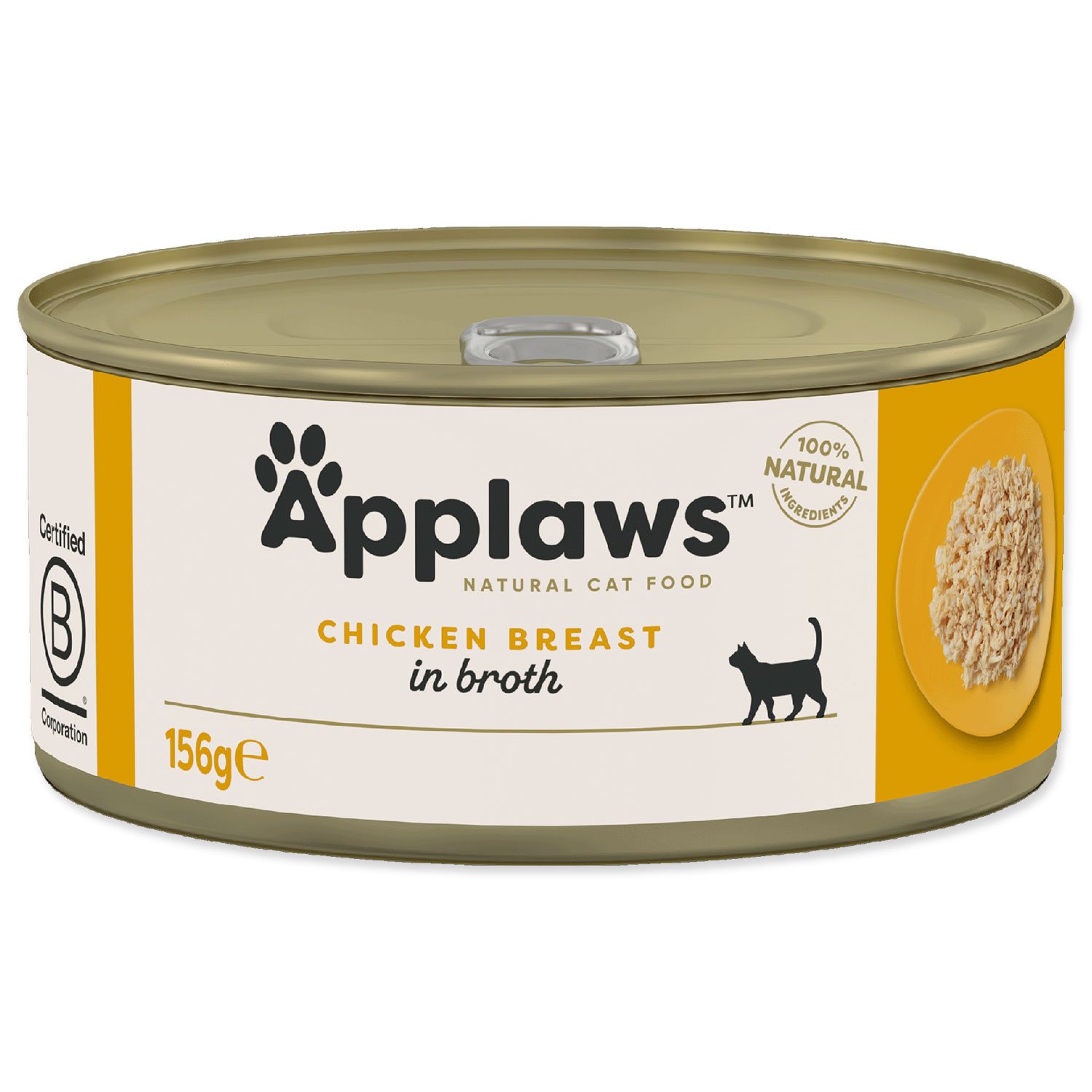 Konzerva Applaws Cat kuřecí s kuřecími játry 156g