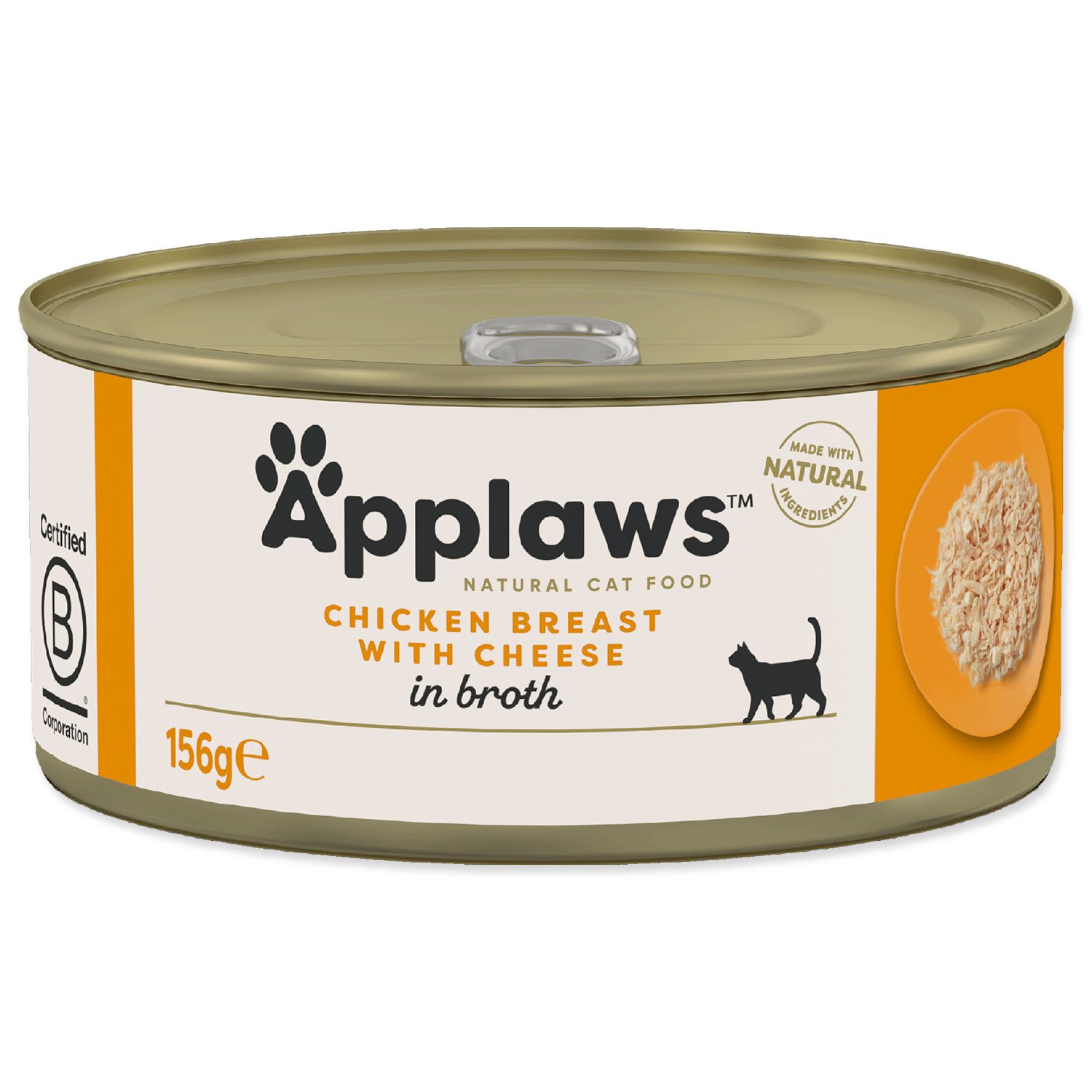Konzerva Applaws Cat kuřecí se sýrem 156g