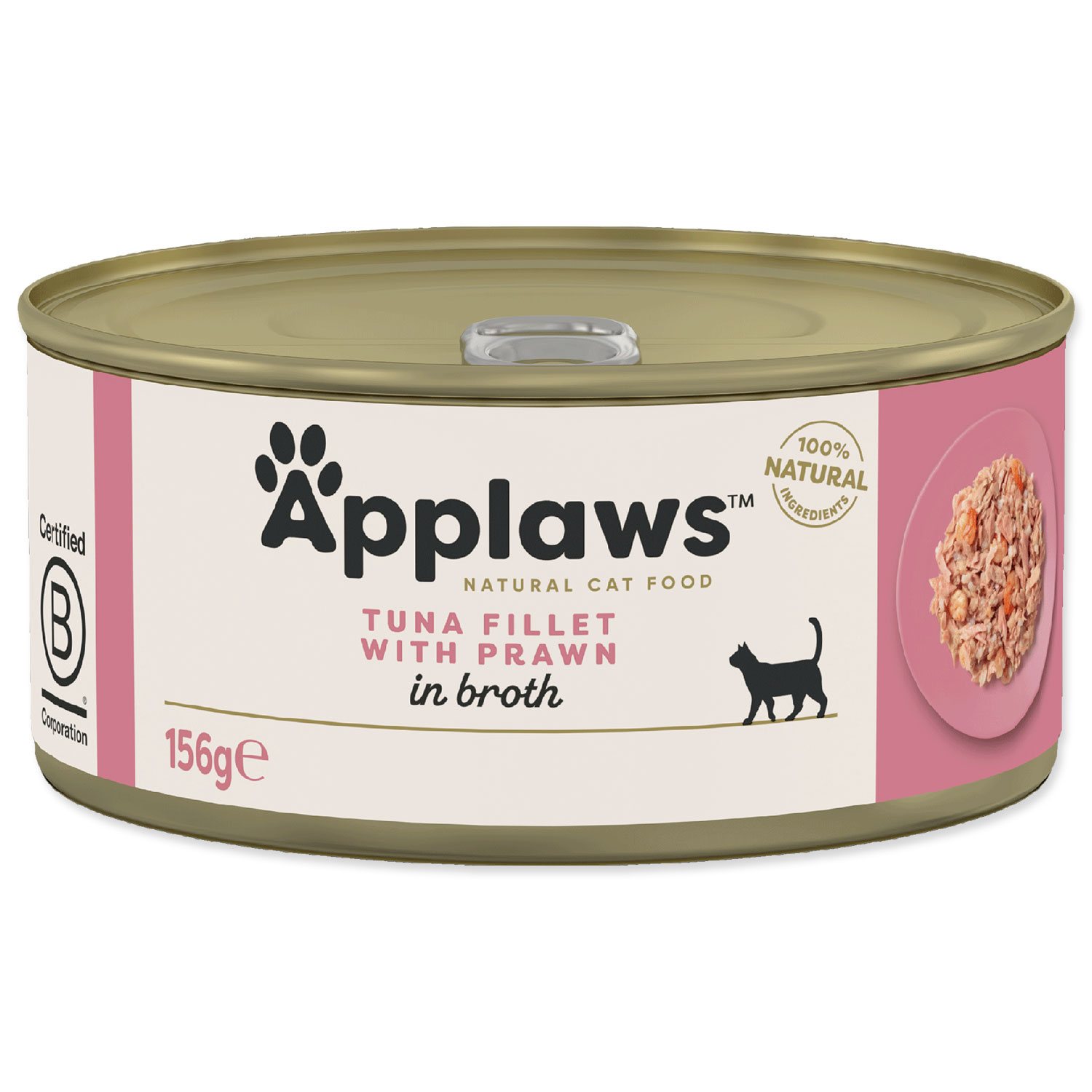 Konzerva Applaws Cat tuňák s krevetami 156g